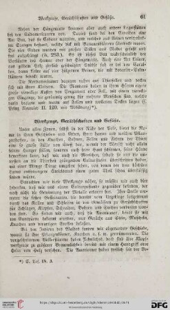 Werkzeuge, Geräthschaften und Gefäße