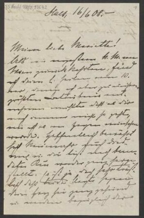 Brief an Mariette von Roell : 16.06.1908