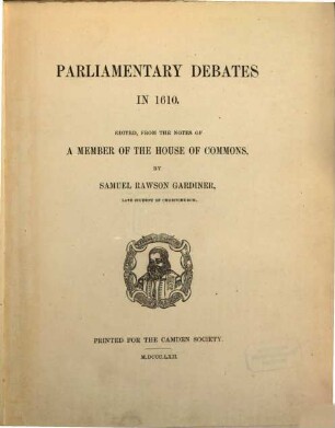 Parliamentary debates in 1610