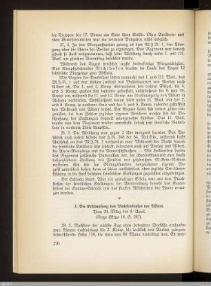 3. Die Erkämpfung des Brückenkopfes vor Albert
