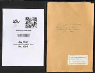 Anschaffungen aufdie Landeskasse zu Bonn