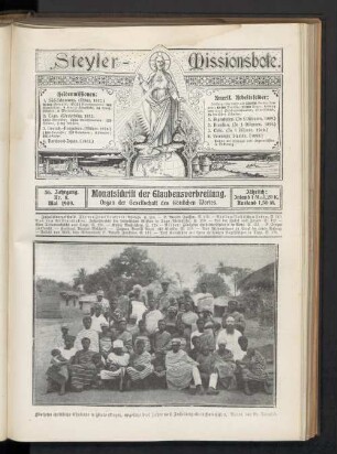 36. Jahrgang. Nr. 8. Mai 1909