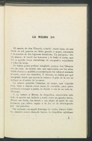 Lo mesmo da