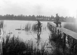 Wasserjagd an einem See