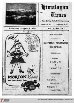 No. XX (06 January 1957)