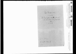 Organisation des Departements der auswärtigen Angelegenheiten; Geschäftsgang und Personalverhältnisse