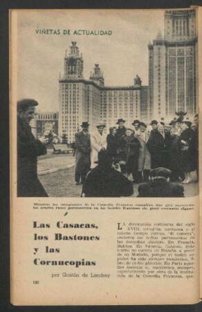 Las Casacas, los Bastones y las Cornucopias : Viñetas de actualidad