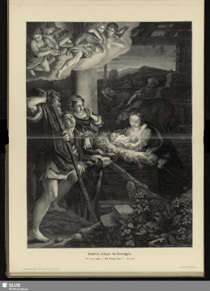 Antonio Allegri da Correggio. Die heilige Nacht