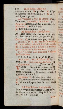 286-399, Feria Secunda ad Laudes