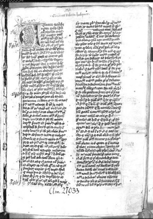 Lectura super quatuor libros Sententiarum - BSB Clm 27033