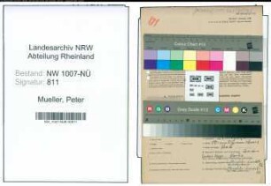 Entnazifizierung Peter Mueller , geb. 25.07.1897 (Gastwirt)