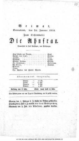 Die Ahnfrau