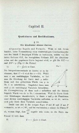 Capitel II. Quadraturen und Rectificationen.