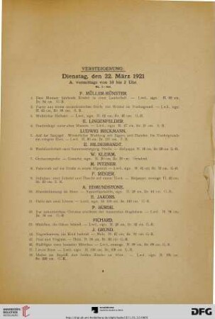 A. vormittags von 10-2 Uhr (Nr. 1-205)