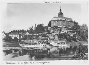 Hirschstein. Schloss - SVK-Erholungsheim, Schlepper