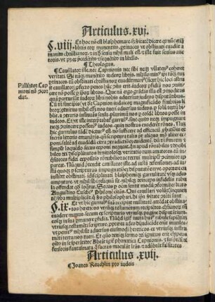 Articulus .xvii.