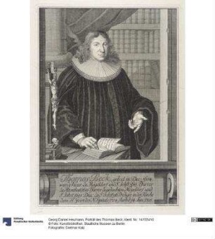 Porträt des Thomas Beck