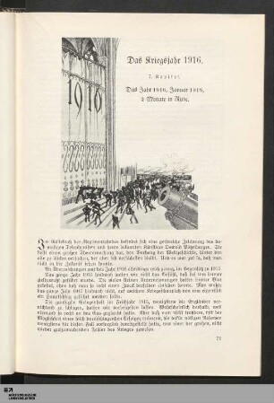 7. Kapitel: Das Jahr 1916