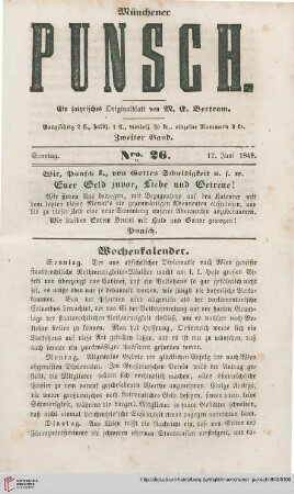 Nro. 26 (17. Juni 1849)