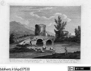 Verschiedene Ansichten Roms und Umgebung, Veduta del Ponte Lucano...(Taf. 49 [51])