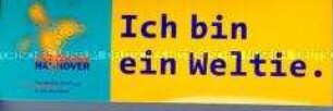 Aufkleber zur Weltausstellung Expo 2000