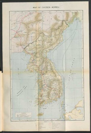 Maps of Chosen (Korea)