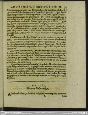 Cap. LIX. Tortura Vulnerati