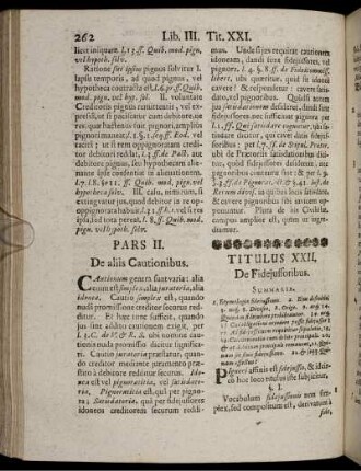 Titulus XXII. De Fideiussoribus