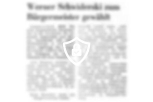 [Name maskiert] zum Bürgermeister gewählt