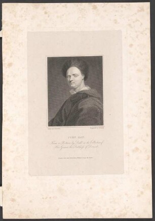 Porträt John Gay (1685-1732)