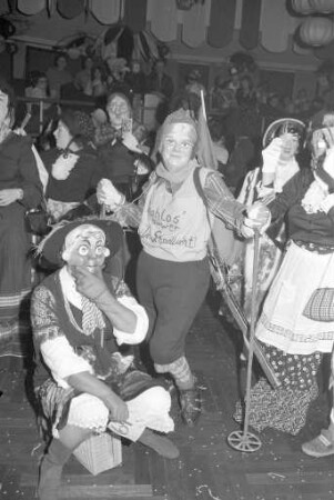 Handharmonika-Orchester Daxlanden 1934. Schlampenball in Restaurant "Kühler Krug"