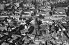 Freiburg: Münster und Stadtkern, von Süden