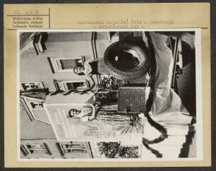 Heimatfest 1954 in Bautzen - Festumzug : Domizniski swjedźeń 1954 w Budyšinje - swjedźenski ćah