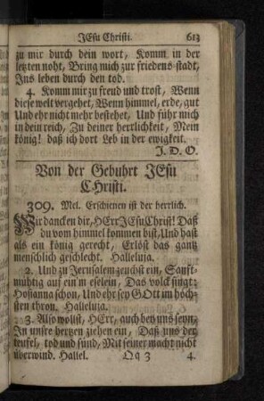Von der Gebuhrt Jesu Christi.