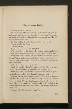 Über rollenden Rädern