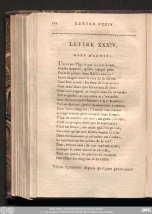 Lettre XXXIV.