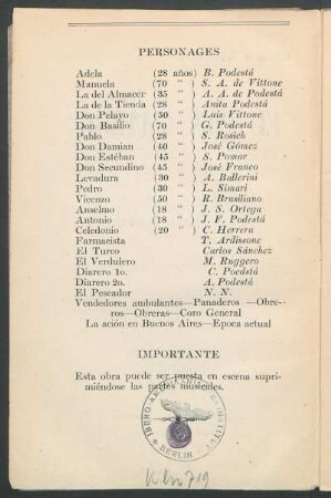 Personages