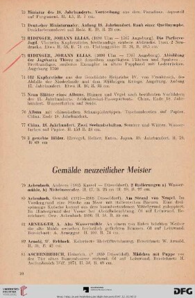 Gemälde neuzeitlicher Meister (Nr. 79 - 223)