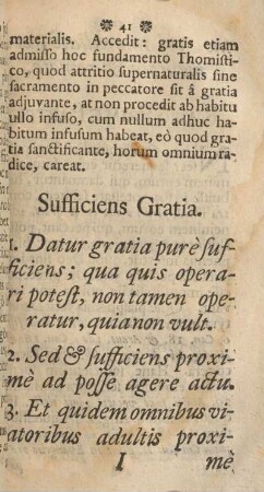Sufficiens gratia.
