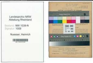 Entnazifizierung Heinrich Nuesser , geb. 06.03.1901 (Angestellter)