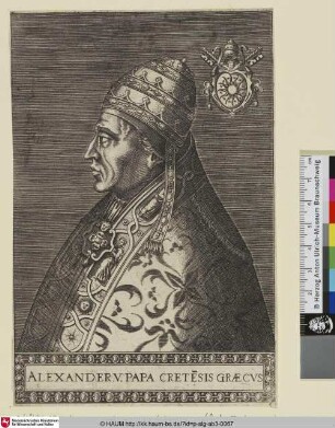 Alexander V. Papa Cretesis Graecus [Papst Alexander V.]
