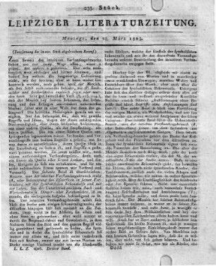 1803-03-28 : 233. Stück