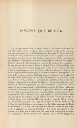 Informe que se cita