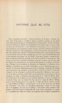 Informe que se cita