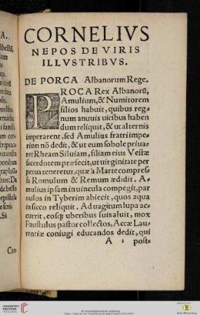 Cornelius nepos de viris illustribus