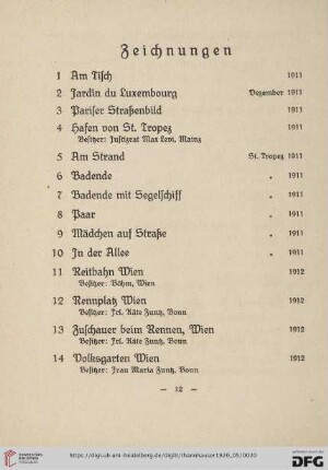 Zeichnungen (Nr. 1-96)