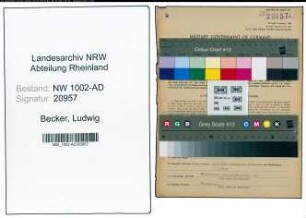 Entnazifizierung Ludwig Becker, geb. 02.05.1895 (Verwaltungsangestellter)
