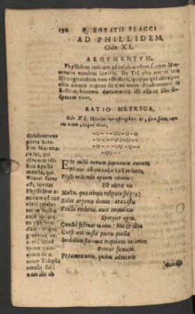 Ad Phillidem. Ode XI. - Augusti Laudes. Ode XV.