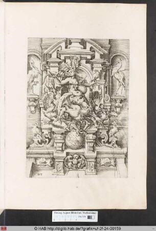 [Springbrunnen mit Frau und Vögeln. Band II.]