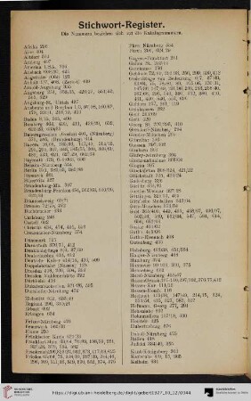 Stichwort-Register